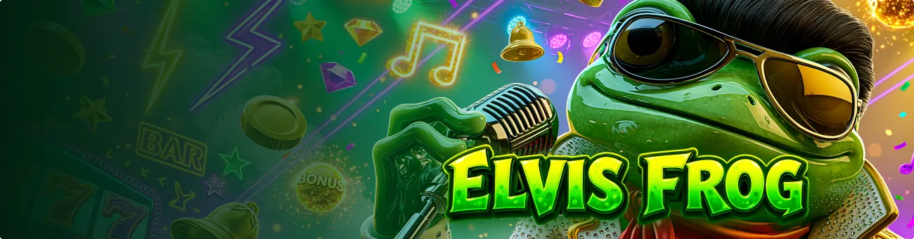 Elvis Frog Elvis frog slot Banner 1